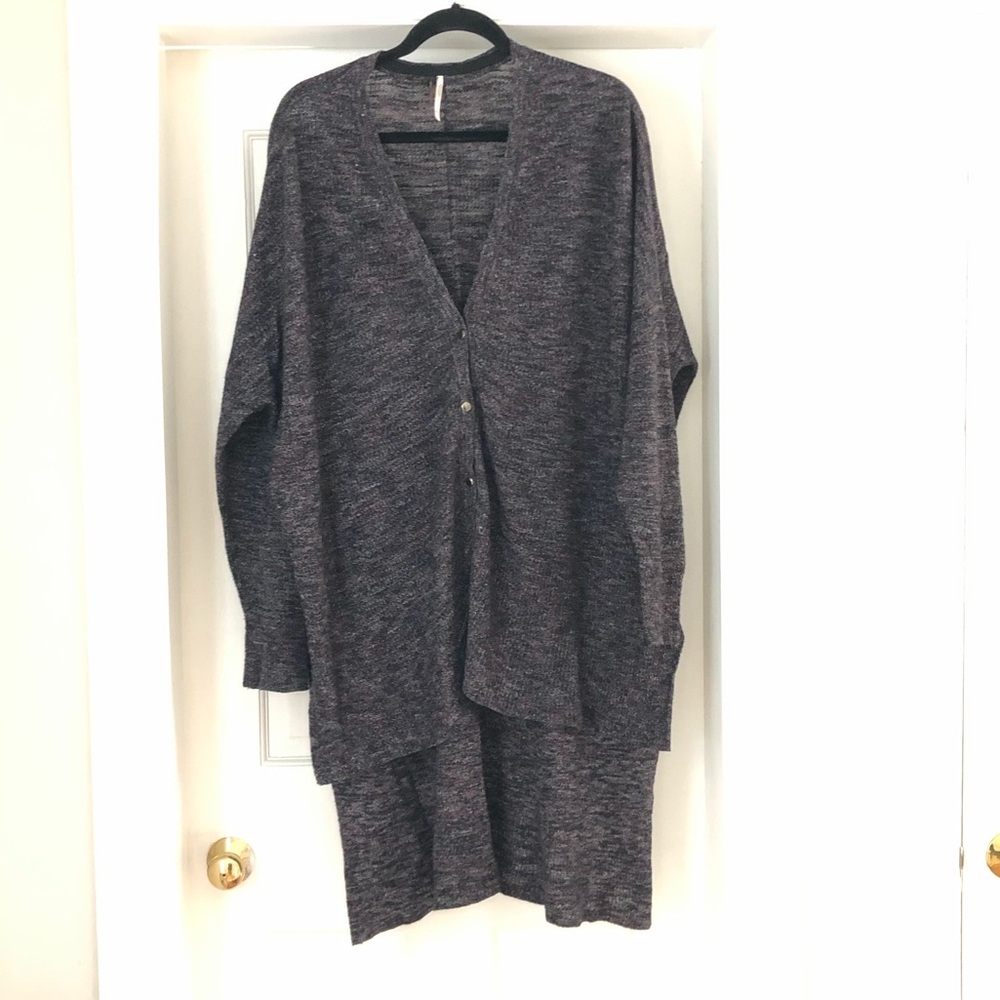 Free People Sweater Duster